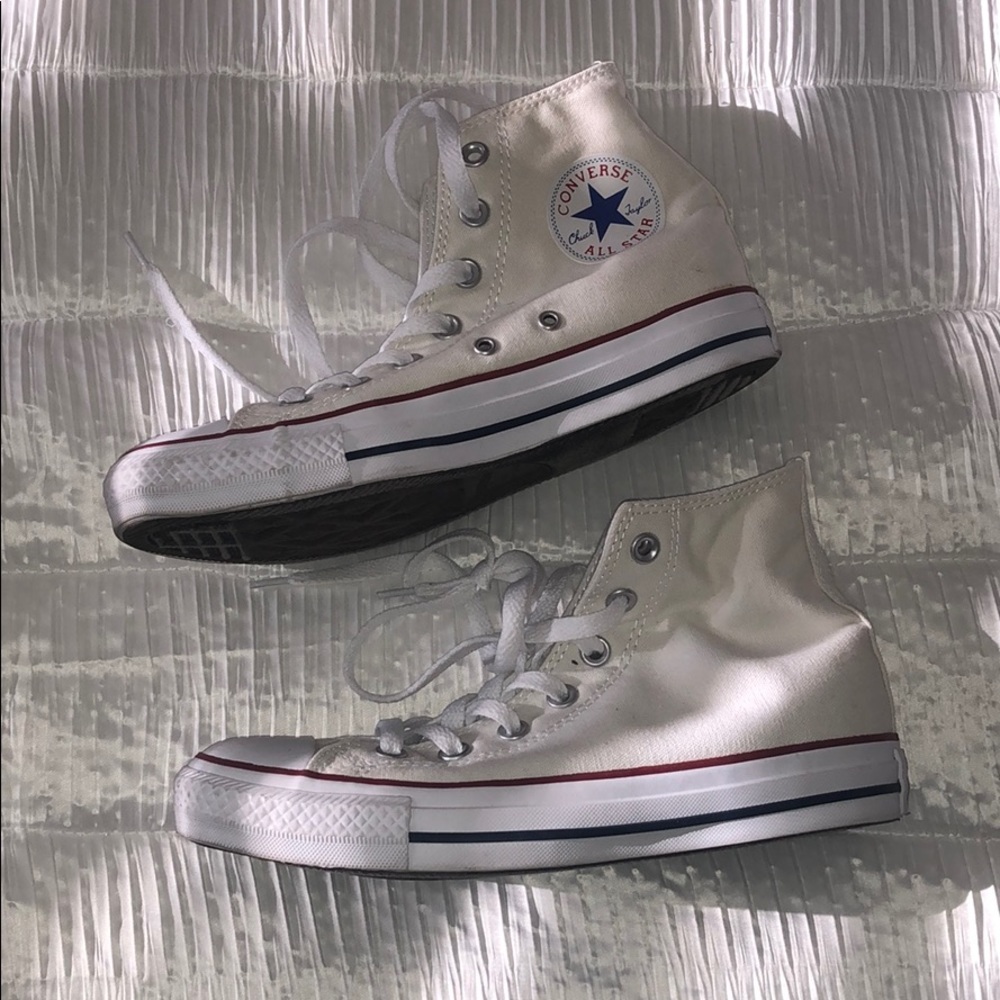 White high top converse